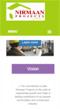 Mobile Screenshot of nirmaanprojects.com